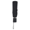 View 2 of product The Turnbull & Asser Black Automatic Telescopic Umbrella features a matte black handle and a sturdy, sleek design.