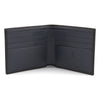 View 2 of product The Turnbull & Asser Black Leather Billfold is a stylish wallet shown closed and standing upright against a white background.