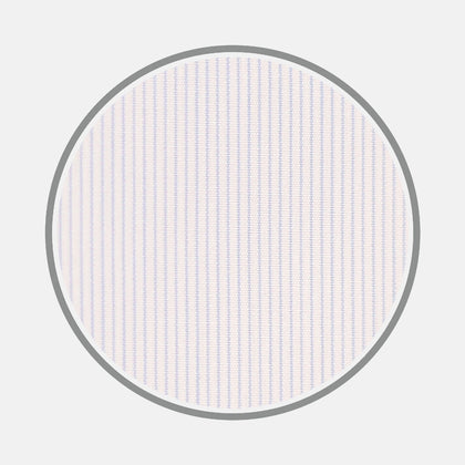 Light Blue Hairline Stripe Cotton Fabric