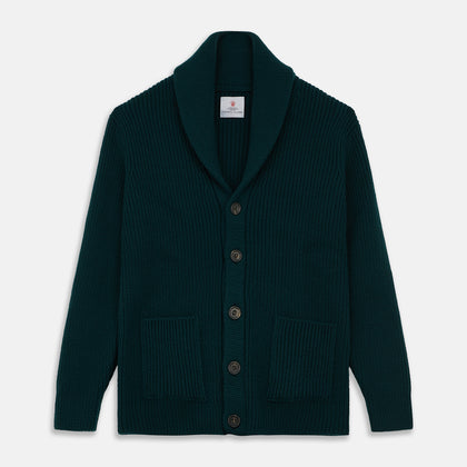 Ainsley Ribbed Shawl Neck Cardigan