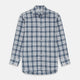 The Turnbull & Asser Blue Check Shirt features a T&A collar and 3-button cuffs, shown laid flat against a white background.