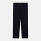 A pair of navy twill cotton five-pocket trousers from Turnbull & Asser, shown laid flat against a white background.