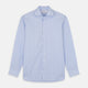 Turnbull & Asser Pink and Blue Glen Check Tailored Fit Shirt with a Kent Collar, laid flat on a white background.