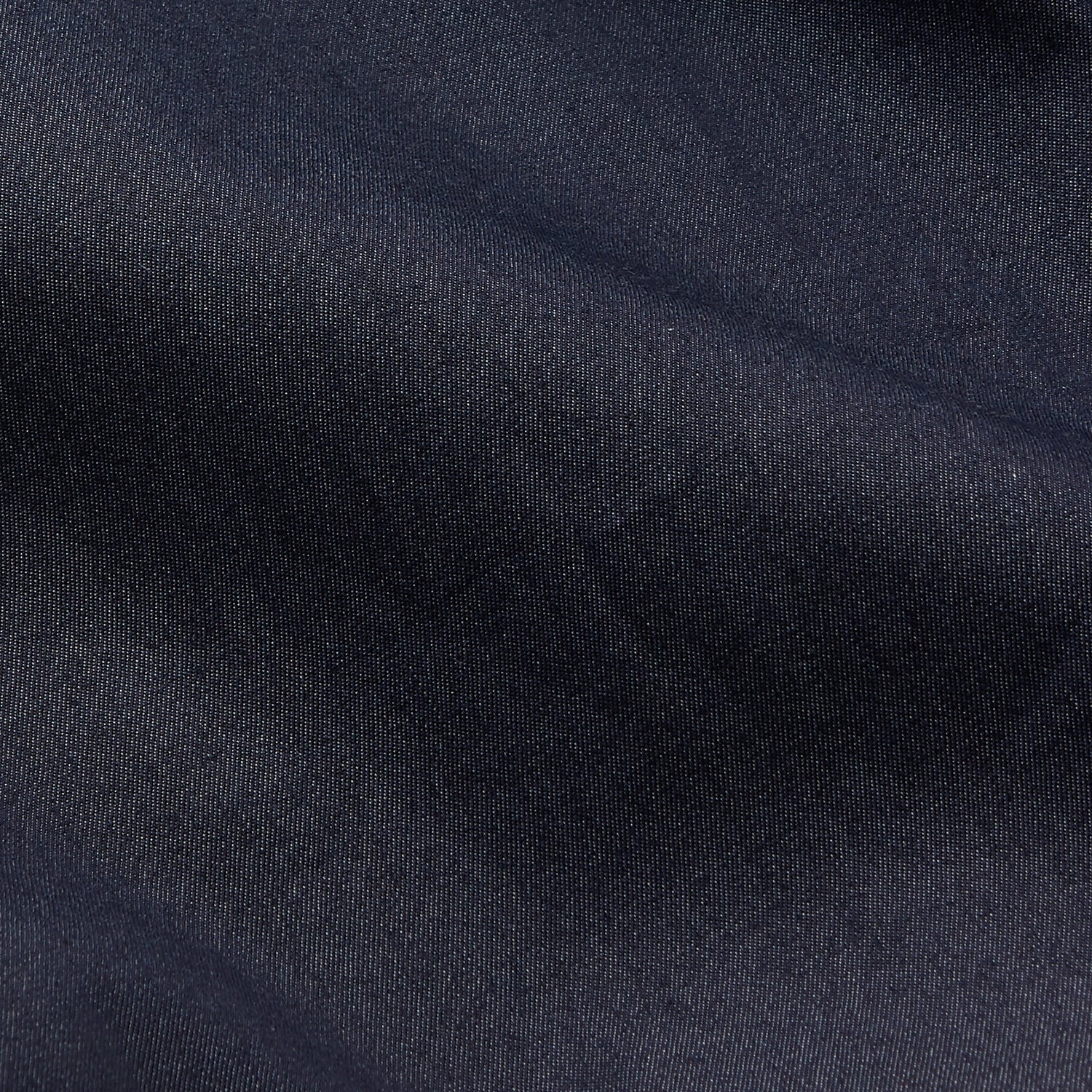 View 4 of product The Turnbull & Asser Navy Chambray Weekend Fit Shirt features a Dorset collar, long sleeves with 1-button cuffs, and two button-flap chest pockets. This officer’s shirt is displayed flat on a white background.
