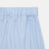 View 2 of product Turnbull & Asser Mid Blue Micro-Check Cotton Boxer Shorts, featuring an elastic waistband and breathable fabric, displayed on a plain white background.