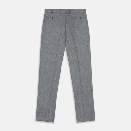 Grey Puppytooth Wool Manson Trouser Image 6