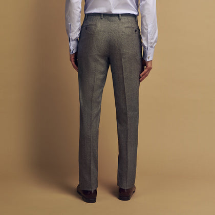 Grey Puppytooth Wool Manson Trouser Image 5