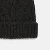 View 2 of product Charcoal Cashmere Ribbed Hat