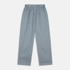 View 1 of product Turnbull & Asser Green Multi Check Cotton Pyjama Trousers with an elastic waistband and contemporary fit, shown flat on a white background.