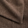 View 5 of product The Grey Wool And Cashmere Lily Blanket by Turnbull & Asser features an abstract animal outline in brown, beige, and dark grey on white. Expertly hand-finished, this folded blanket blends wool and cashmere for a luxurious touch.