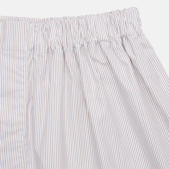Beige Stripe Cotton Godfrey Boxers Image 1