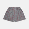View 1 of product Black Prince of Wales check cotton Godfrey boxer shorts by Turnbull & Asser, featuring a loose fit and elastic waistband in a classic checkered design, displayed flat on a white background.