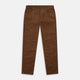 The Brown Cord Mylo Trousers by Turnbull & Asser are casual, straight-leg pants with a classic five-pocket design, shown here in brown corduroy against a white background—ideal for highlighting autumnal style.