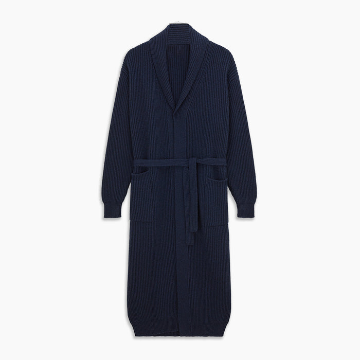 Deep Navy Cashmere Baldwin Gown Image 4