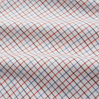 Pink Tattersall Check Cashmerello Regular Fit Mayfair Shirt Image 2