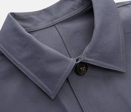 Charcoal Grey Organic Cotton Blend Remy Chore Jacket Image 1
