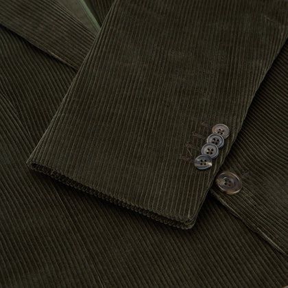 Olive Green Corduroy Jacket Image 1