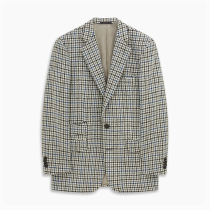 Grey and Navy Tweed Barrington Blazer Image 4