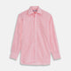 The Pink & White Cotton Gingham Check Shirt with T&A Collar and 3-button cuffs by Turnbull & Asser is shown on a white background—style it with Turnbull chinos for a timeless classic look.