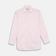 The Turnbull & Asser Pink and White Stripe Shirt features a POW collar and 3-button cuffs, displayed laid flat on a white background.