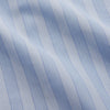 View 4 of product The Turnbull & Asser Tonal Blue Stripe Tailored Fit Shirt with Kent Collar features long sleeves and a button-up front, shown laid flat against a white background.