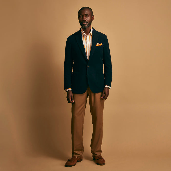 Navy Cashmere Bern Blazer Image 4