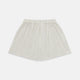 Turnbull & Asser Yellow and Green Stripe Godfrey Boxer Shorts, crafted from soft cotton with an elasticated waistband, are displayed flat on a light gray background.