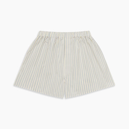 Yellow and Green stripe Cotton Godfrey Boxer Shorts Image 2