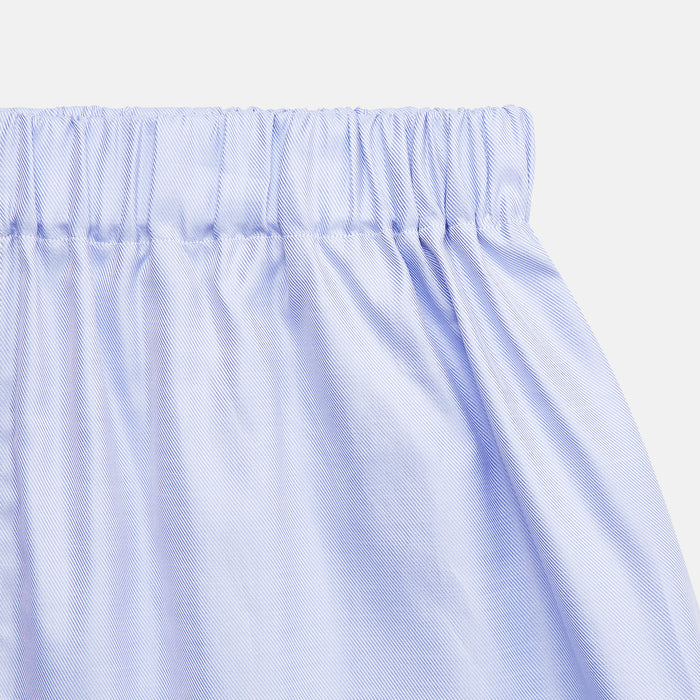 Blue Sea Island Quality Cotton Twill Boxer Shorts Image 1