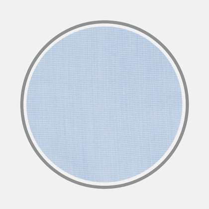 Light Blue End-on-End Cotton Fabric