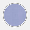 View 1 of product Turnbull & Asser's Blue Herringbone Sea Island Quality Cotton Fabric features thin light blue herringbone lines in a circular pattern on a darker blue background, encircled by gray and set against a plain light gray backdrop.