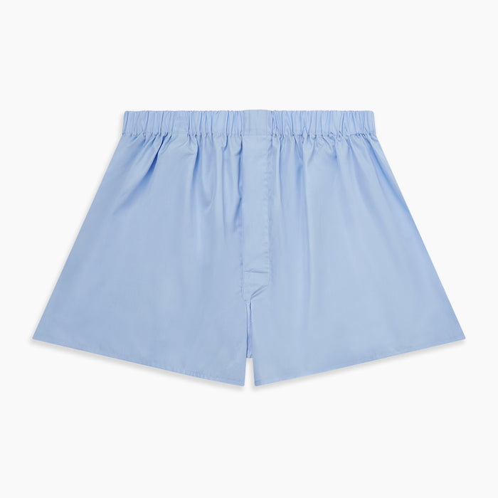 Blue Two-Fold 200 Cotton Boxer Shorts Image 2