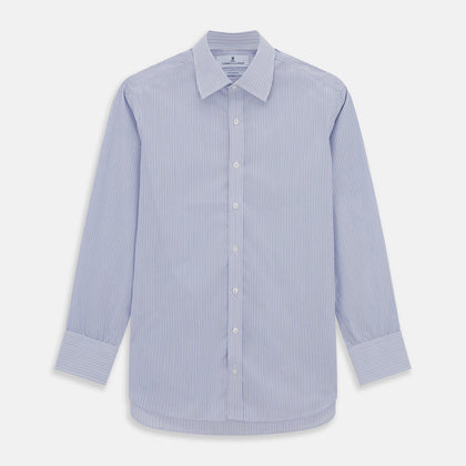 Light Blue Track Stripe Mayfair Shirt