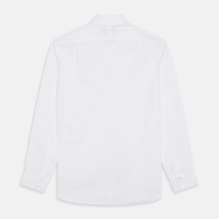 White Organic Cotton Tailored Fit Hove Shirt Image 4