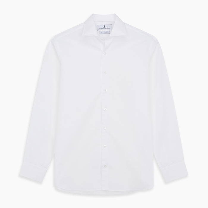 White Organic Cotton Tailored Fit Hove Shirt Image 5
