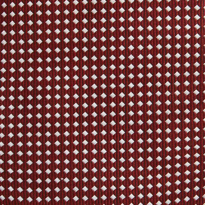 Burgundy and White Diamond Silk Tie Image 2