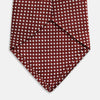 View 4 of product Burgundy and White Diamond Silk Tie