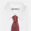 View 2 of product Burgundy and White Diamond Silk Tie