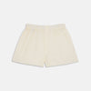 View 1 of product The Plain Cream Cotton Boxer Shorts by Turnbull & Asser feature an elasticated waistband and are shown flat on a white background.