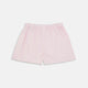 Turnbull & Asser's Plain Pink Cotton Boxer Shorts feature an elastic waistband and are shown flat on a white background—ideal for those seeking classic men's underwear and everyday comfort.