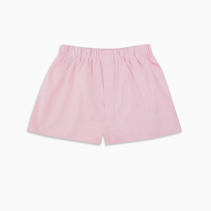 Pink End-On-End Cotton Boxer Shorts Image 2