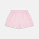 Turnbull & Asser Pink Bengal Stripe Cotton Boxer Shorts, featuring an elasticated waistband, displayed on a plain white background.