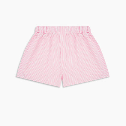 Pink Bengal Stripe Cotton Boxer Shorts Image 2