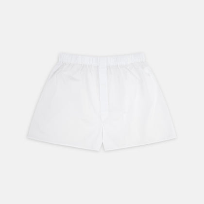 White Two-Fold 200 Cotton Boxer Shorts