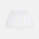 The Turnbull & Asser White Two-Fold 200 Cotton Boxer Shorts feature an elastic waistband and are crafted for superior breathability, shown flat on a plain light background.