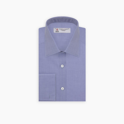Pink Superfine Oxford Cotton Shirt with T&A Collar and Double Cuffs Image 4