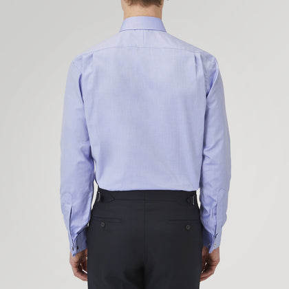 Pink Superfine Oxford Cotton Shirt with T&A Collar and Double Cuffs Image 2