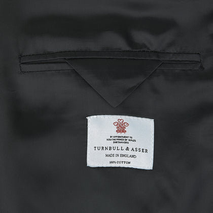 Black Double Breasted Velvet Smoking Jacket Image 1