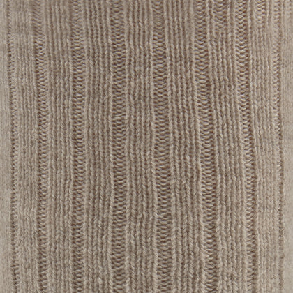 Light Brown 3/4 Length Cashmere Socks Image 1