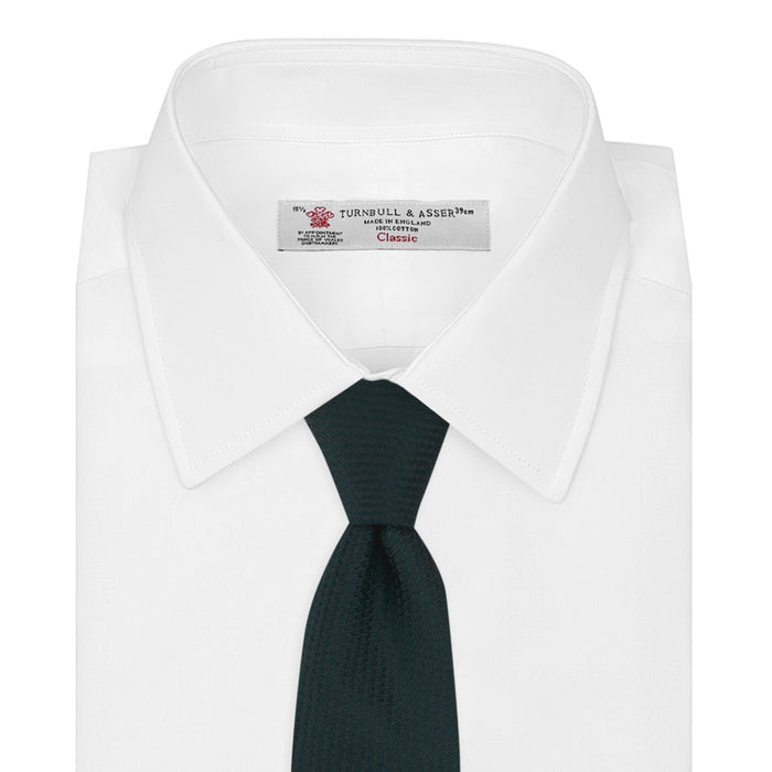 Forest Green Lace Silk Tie Image 1